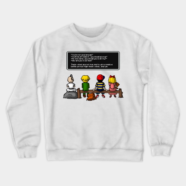 The Voices Crewneck Sweatshirt by KewlZidane